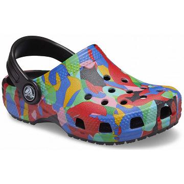 Zuecos Crocs Classic Bubble Block Niña Multicolor | Mexico 1479VRWD